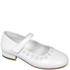 DUBARRY GIRLS STRAP COMMUNION SHOE - WHITE